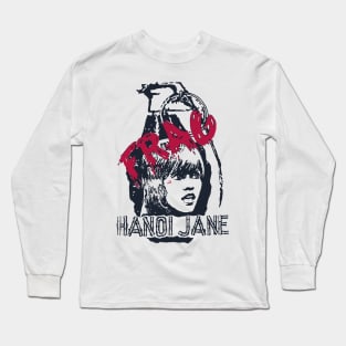 FRAG Jane Fonda Hanoi Vintage War Design Long Sleeve T-Shirt